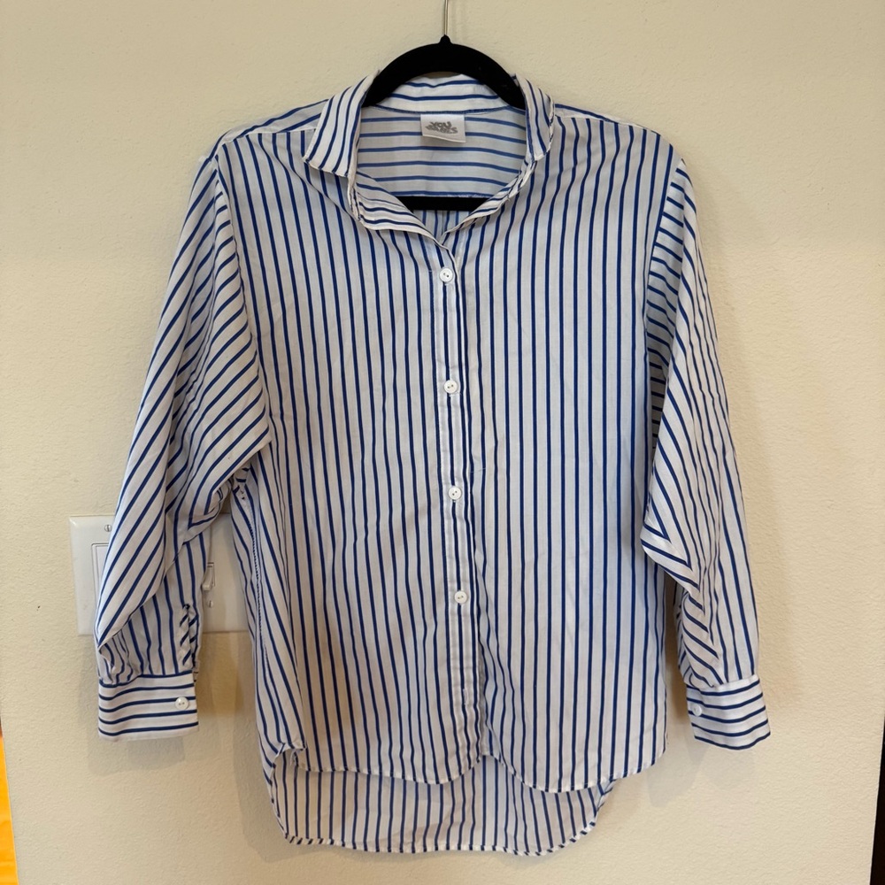 Classic Striped Button-Down Shirt